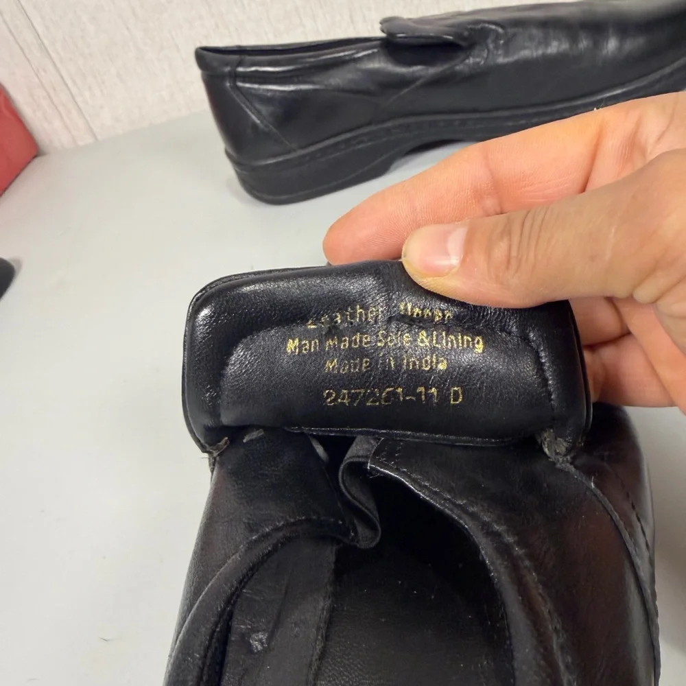 Giorgio Brutini Software Men Slip In Shoes Black Leather‎ Size 11D